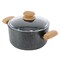 Korkmaz Montana 2 Piece 3 Liter Aluminum Nonstick Casserole Dish with Lid and Faux Wood Handles A1241 - alternate 1