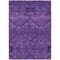 Homeroots 9' X 12' Eggplant Purple And Plum Floral Washable Indoor Outdoor Area Rug 588892 - alternate 5