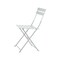 Homeroots Set of Two White Aluminum Outdoor Folding Dining Chairs 606526 - alternate 6