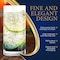 Nutrichef 12.5oz Highball Drinking Glasses NGLCUB4 - alternate 4