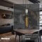 Bulbrite 4WLED DIAMOND SHAPED GRAND, 2200K FILAMENT W/ WHITE MARBLE PENDANT, WHITE STRING 810175 - alternate 4
