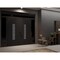 Vdomdoors Front Exterior Prehung Aluminum Double Doors Ronex1477 Black Enamel 2 Sidelights and Top Transom RONEX1477DEXD-BLK-W14+72+14xH96+12-RH-I - alternate 2