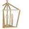 Jonathan Y Ojai 10" 3-Light Iron Classic Modern Pagoda LED Pendant Lantern, Brass Gold JYL7601B - alternate 7