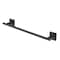 Oakbrook Collection Matte Black Towel Bar 18 in. L Die Cast Zinc BH-OB5018MB - alternate 3
