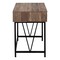 Homeroots 47" Brown and Black Computer Desk With Two Drawers 333513 - alternate 6