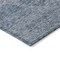 Homeroots 3' X 5' Blue And Ivory Floral Washable Indoor Outdoor Area Rug 605717 - alternate 8