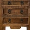 Homeroots Vintage Rustic Farmhouse Three Drawer Dresser 387691 - alternate 4