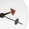 Leisuremod Manchester Modern Classy Design Round Silent Non-Ticking Wall Clock, White MCLR11W - alternate 3