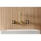 Kingston Brass Double-Handle Wall Mount Bathroom Faucet, Brushed Brass KS1257PKX - alternate 4