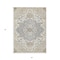 Homeroots 3' X 5' Beige Ivory And Gray Oriental Washable Indoor Outdoor Area Rug 596608 - alternate 6