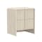 Manhattan Comfort Novara 22in Nightstand in Whitewashed Oak (2-Drawer) NS1670-1 - alternate 6