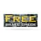 Signmission Free Brake Check, 36 Inch x 96 Inch, Vinyl Banner B-96-30642 - alternate 1