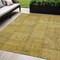 Homeroots 5' X 8' Gold Wheat And Gray Patchwork Washable Indoor Outdoor Area Rug 581600 - alternate 1