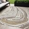 Homeroots 5' X 8' Taupe Brown And Beige Abstract Washable Indoor Outdoor Area Rug 601303 - alternate 1