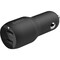 Belkin Boost Up Charge Dual Port Usb A Car Charger 24w With Apple Lightning Cable 3ft, Black CCD001BT1MBK - alternate 5