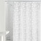 Zenna Home 72 in. H X 70 in. W White Just Leaves Shower Curtain PEVA CPRJLWWL - alternate 5