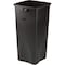 Rubbermaid Commercial Untouchable(R) 23 gal Square Heavy Duty Plastic Can, Black, None, Plastic, 15 1/2 in FG356988BLA - alternate 1