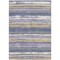 Homeroots 3' X 5' Purple Ivory And Beige Striped Washable Indoor Outdoor Area Rug 598920 - alternate 4