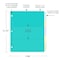 C-Line Products 8-1/2" x 11" Bright Color 5-Tab Index Dividers with Multi-Pockets, 5/ST, 12ST/BX, 6BX/CT 07650-BX - alternate 7