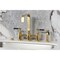 Kingston Brass Bridge Kitchen Faucet with Brass Sprayer, Brushed Brass KS8257CKLBS - alternate 5