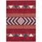 Homeroots 10' X 14' Red White And Navy Blue Southwestern Washable Indoor Outdoor Area Rug 613950 - alternate 8