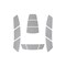 General Electric. HardHatReflectiveDecal, Silver, GEPPE GH622 - alternate 1
