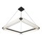 Euf Neoness, Chandelier, 4-Light, 34", Matte Black, Clear Glass 50052-028 - alternate 3