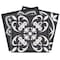 Homeroots 7" X 7" Shades Of Black Mosaic Peel And Stick Removable Tiles 390836 - alternate 2