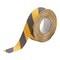 Brady Anti-Skid Tape Roll - Grit-Coated Polyester, Diagonal Stripes, Black on Yellow, 2in x 60ft 78147 - alternate 1