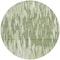 Homeroots 8' Green And Ivory Round Abstract Washable Indoor Outdoor Area Rug 612655 - alternate 6