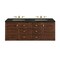 James Martin Vanities Amberly 60" Double Vanity, Mid-Century Walnut, w/ 3 CM Phantome Eclos Top 670-V60D-WLT-3PHT - alternate 7
