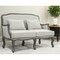 Homeroots 56in Cream And Gray Linen Loveseat and Toss Pillows 515737 - alternate 3