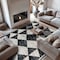 World Rug Gallery Geometric Bohemian Area Rug 7 ft 10 in x 10 ft Black WR99BLACK8X10 - alternate 1