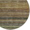 Homeroots 8' Brown And Gray Round Striped Washable Indoor Outdoor Area Rug 615832 - alternate 5