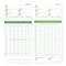 Upunch Time Clock Cards for HN1000/HN3000/HN3600, Two Sides, 7.5 x 3.5, 100PK HNTCG1100 - alternate 1