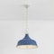 Hudson Valley Lighting Painted No. 1 3 Light Pendant in Polished Nickel/Soft French Blue by Mark D. Sikes MDS300-PN/FBL - alternate 3