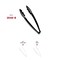 Smarty Had A Party 9 Black Disposable Plastic Serving Tongs 48 Tongs, 48PK 2549-B-CASE - alternate 4