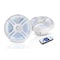 Pyle Pyle 6.5 in Dual Waterproof Marine Speakers, 250W, Outdoor Car/Boat Stereo, LED Light, Mount Kit, Grill PLMRX68LEW - alternate 1