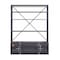 Homeroots Gunmetal Three Tier Bookcase 486287 - alternate 1