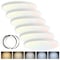 Gt-Lite 15" Round 2300 Lumen LED Flat Panel, Wht/Blk/Nickel Flush Mount, 5 CCT Dimmable, CRI 80, E26 Adapter GT-F15RWBN-6PK - alternate 7