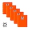 C-Line Products 8-1/2" x 11" Orange Two-Pocket 3-Hole Punch Heavyweight Poly Portfolio Folder, 25EA/BX, 6BX/CT 33932-BX - alternate 2
