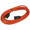 Powerzone SJTW Extension Cord, 16 AWG, Outdoor, 16/3, 1 Outlets, 5-15R, Orange, 5-15P, 25 ft EC501625 - alternate 2