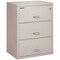 Fireking 3 Drawer, 1 Hr Fire & Impact Rated, 31" Wide Lateral Platinum 3-3122-CPL - alternate 1