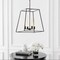Jonathan Y Hutson 4-Light 21" Iron Modern Angled LED Chandelier, Black JYL9534A - alternate 6