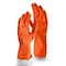 Libman Libman Premium Reusable Gloves, L, 13 in L, Latex, Orange 1325 - alternate 1