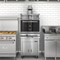 Koolmore 28.15 inch Stainless Steel Professional Charcoal Oven With Warming Racks And Bottom Cabinet KM-CHO28-SS-TRB - alternate 8