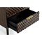 Homeroots 24" Solid Wood and Wood Two Drawer Nightstand 473034 - alternate 3