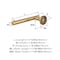 Amerock Arrondi Champagne Bronze Contemporary Single Post Toilet Paper Holder BH26540CZ - alternate 3
