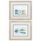 Homeroots 22" X 19" White Frame Spring Watercolor, Set Of 2, 2PK 365361 - alternate 1