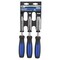 Vulcan Chisel Set with Striking Cap, 4-Piece, CRV, Polished, Blue and Black JL-CH3PC - alternate 2